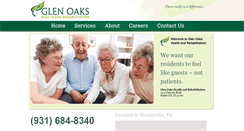 Desktop Screenshot of glenoakshealth.com