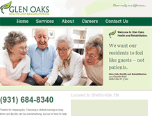 Tablet Screenshot of glenoakshealth.com